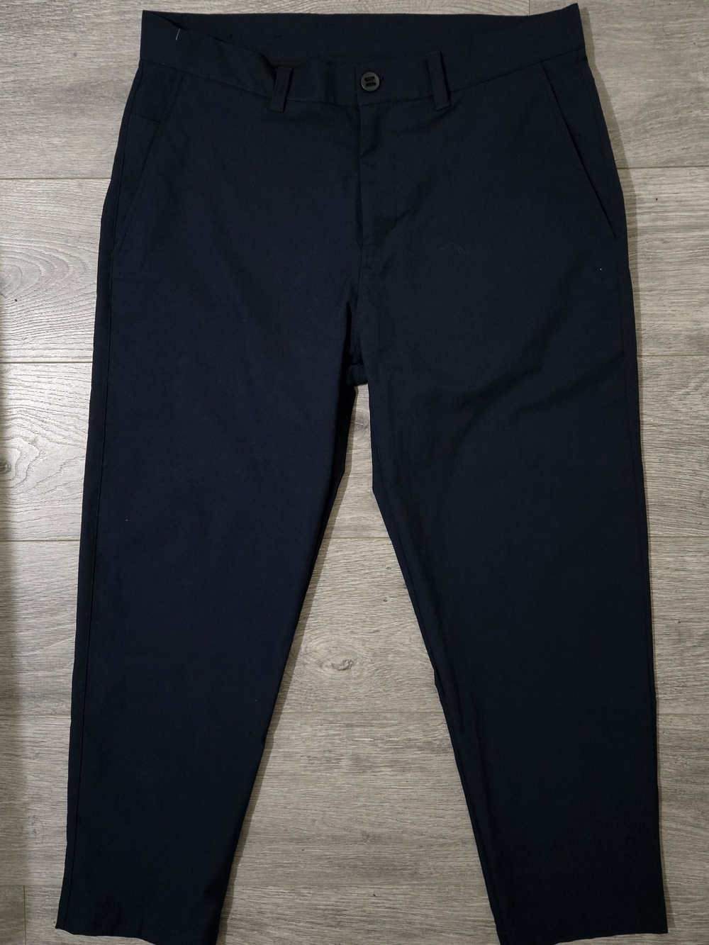 Lululemon Relaxed Tapered Smooth Twill Trouser Pants 34×30 Navy Blue